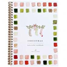Caderno de aquarela para iniciantes, projetos de pintura simples, ótimo para flores, penas e animais, para acalmar, tranquilizar e inspirar os amantes da pintura. Caderno de aquarela para materiais escolares, volta às aulas.