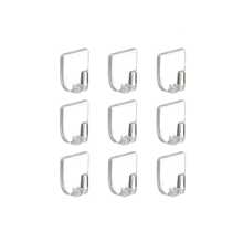 1/9/18/36/54/72/100/150pcs Mini Hooks, Small Size Multi-Purpose Mini Hooks, Mini Hooks Cannot Bear Too Heavy Objects, Transparent Cute Mini Self-Adhesive Hooks, Multi-Purpose Mini Hooks, Suitable For High Hardness Walls, Mini Self-Adhesive Hooks, Bedroom Desk, Practical Hooks