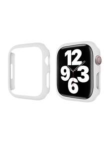 6-teiliges/Set Herren Damen Lässig PC Uhrengehäuse Anti-Drop-Schutzhülle, für Apple Watch 38/40/41/42/44/45/46/49 mm, für Apple Watch Series Ultra/SE/10/9/8/7/6/5/4/3/2/1, intelligentes Uhrengehäuse-Zubehör, Cut Out