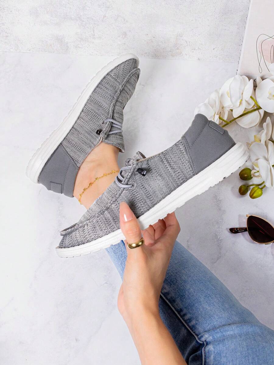 zapato  Figuras  Gráfico  Liso  Arco Iris  Leopardo    Elegante  Casual  Dulce  casual  De moda  Al aire libre  Fabulosa    Tela    Cuerda    mocasin   Fiesta  Oficina  Casa  Exterior    verano - JASPEADO OBSCURO - Ver 1