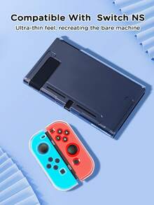 1 个保护壳,兼容 Switch/Switch Oled/New Switch2(2025),无需拆卸保护壳即可安装在底座中 - 無色 - 查看 8