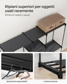 Bedroom Armoires - màu đen - Xem 4