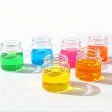 10/6/2 Stücke Korken Glas Flasche mit Korken, Bonbonglas, kreative farbige Wunschflasche, Nachrichtenflasche, Hochzeitsdekoration Sandflasche, Spaß DIY Kunst Party, handgemachte Regenbogen Stern Flasche Geschenke, Wohn- Schlafzimmer Büro Dekoration, Muttertags- und Geburtstagsgeschenke, Glasbehälter, Heimdekoration, Blumen Pflanzen, Proben, Basteldekorationen