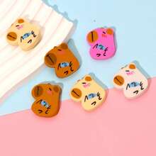 60个水豚橡皮擦，可爱的水豚造型橡皮擦，适合学生使用，小巧易携带，价格实惠，免费礼品，学校奖品，生日礼物，派对礼物，节日礼物，学校用品，开学季礼物，返校季礼物 - 彩色 - 查看 3