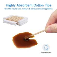 Eyxformula 1000 Count Organic Cotton Swabs, Double Tips Cotton Buds With Sturdy Sticks Ear Cleaning, Makeup, Hygiene, Beauty, Pet Care, Arts & Crafts, Household Cleaning - Bộ 300 chiếc - Xem 7