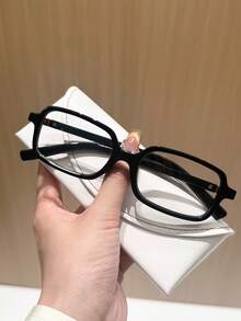 1 件新款时尚方形框架女士眼镜，适合驾驶、钓鱼和时尚搭配