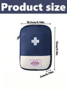 1-4 pièces, Trousse de premiers soins portable, Boîte à pilules, Sac de rangement portable pour médicaments, Sac de rangement pour pilules, Utilisé pour ranger les médicaments, les articles divers, pour les voyages, la vie quotidienne, les déplacements professionnels, les vacances, les sorties printanières