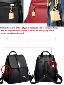 防盗PU皮背包，多功能时尚日常包，多口袋轻便旅行包，大容量简约背包，便捷背包，适合学生、护士、教师、商务人士、旅行、通勤、购物、办公、约会、徒步、训练、工作，生日礼物、节日礼物