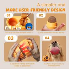 Interactive Dog Toys For Boredom - Dog Treat Molds Silicone Healthy Treats For Dogs Puppy Enrichment Toy For Frozen In Summer - For Large Small Medium Pups