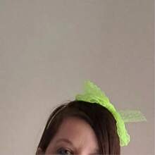 1/2Pcs Colorful Lace Bowknot Headbands For Women, Retro Style 80's Neon Party Street Hip-Hop Fashionable Accessory, Festive Bowknot Headwear For Parties, Social Events, Family Gatherings, Halloween, Holiday Gifts