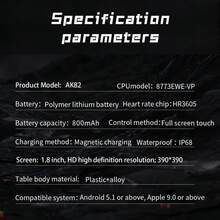 EIGIIS Reloj inteligente para hombres con batería grande de 800mAh, linterna LED potente, resistente al agua 3ATM, construcción duradera, pantalla HD de 1.8", seguimiento de actividad física, monitoreo del sueño, función de llamada, compatible con iOS y Android - Multicolor - Ver 12