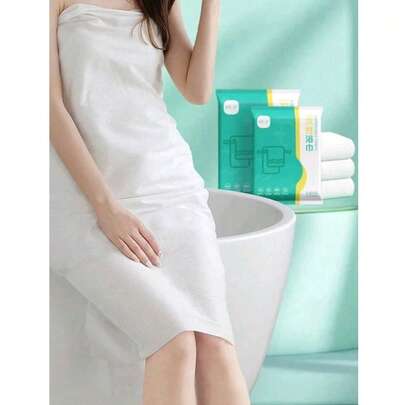 Bộ 2/3/5 khăn tắm dùng một lần di động, to hơn và dày hơn, đóng gói riêng lẻ, mềm mại, thân thiện với da, thoải mái, thấm hút nước tốt, thích hợp cho công tác, nhà cửa, phòng tập thể dục, văn phòng, kỳ nghỉ và cắm trại, khăn tắm, khăn lau người, trang trí phòng tắm nhà cửa, kỳ nghỉ hè