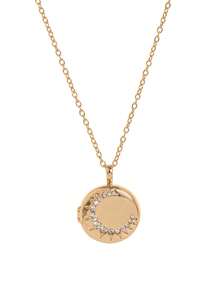 Một chiếc vòng cổ thời trang mùa hè bán chạy nhất, sản phẩm mới, với hộp vỏ sò hình mặt trời và mặt trăng có thể mở và đóng, mạ vàng 18K, chống thấm nước và mồ hôi. Thích hợp để đeo hàng ngày, đi nghỉ mát và vui chơi. Phụ kiện mùa hè, thích hợp cho kỳ nghỉ hè ở bãi biển, dã ngoại và làm quà tặng trang sức cho nữ. - Vàng - Xem 11