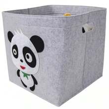 Cajas de almacenamiento de tela, bolsas para organizar ropa para el hogar, cajas de almacenamiento, juguetes de niños lavables y lindos, cestas de almacenamiento - Multicolor - Ver 11