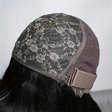 Bone Straight BoB Wig Human Hair Wigs 200 Density HD Lace Front Human Hair Wig With Bangs Brazilian Remy Closure Wig - #1 - Xem 8