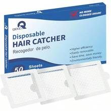 Disposable Hair Catcher Shower Drain Mesh Stickers, Hair Catchers Shower, 25 Pack, 3.5 Inch - Round - 4.1吋-50個裝 - 查看 1