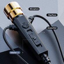 QKZ QKZ 3.5MM Karaoke Earphone Wired Headset With HD Mic Noise-Proof Surround Stereo For Live Streaming Recording Music Game Singing HIFI Subwoofer KTV