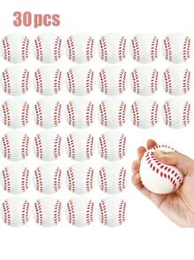 5/10/20/30 pièces Balles anti-stress en forme de ballon de soccer, balles de soccer en mousse douce, jouets à presser pour le sport. Récompense de carnaval, thème sportif pour fête (aléatoire)