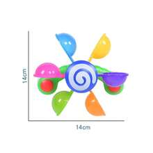 Kinder Badewannen Sprinkler Spielzeug, Wasserrad mit Schöpfer, Regenbogen Sprinkler Dusch Spielzeug für Babys (Zufällige Farbe) - Wasser-Windmühlen-Spaß - Übersicht 9