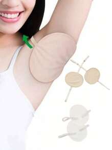 1/2Pairs Reusable Underarm Sweat Pads & Absorbing Guards|Waterproof, Quick-Drying - Odor-Free, Invisible Protection For Formalwear, Gym, Travel, Sports & Outdoor Use In Summer Portable Sweat-Proof Shields For Confidence Boost (Suit Dress Essentials)