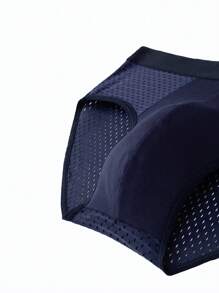 4pcs Men's Breathable Mesh Briefs, Lightweight, Cool, Sports Underwear, Gift Set