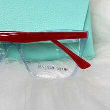 Children's Glasses For Prescription Acetate Square Cat Eye Girl Colorful Fashion 4392 - Trong sáng - Xem 2