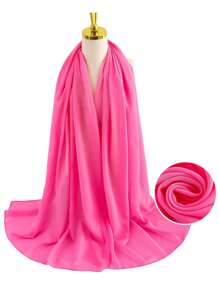 1 pezzo Fascia traspirante da donna, sciarpa lunga, scialle e stola formali, eleganti sciarpe morbide, bandana da donna adatta per damigelle, abito da sera, vacanze, feste, laurea, multicolore