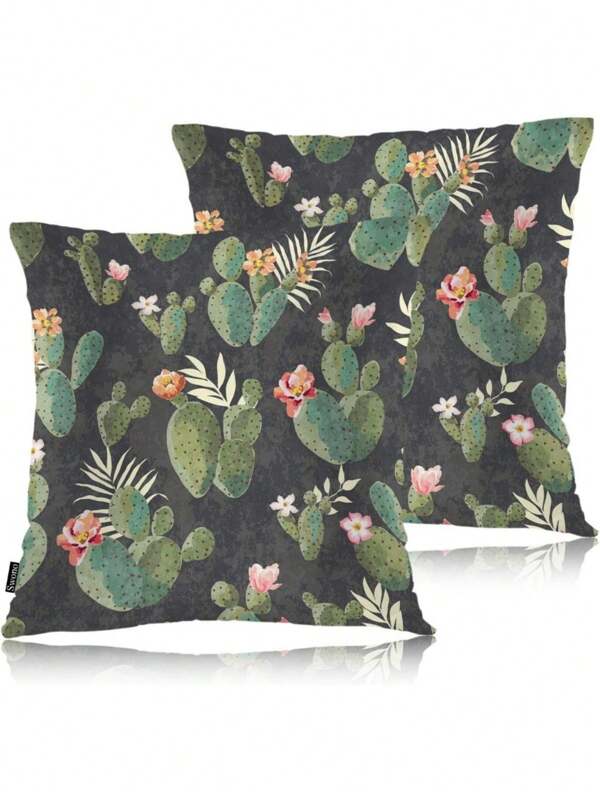 Housse de coussin cosy Swono Paisley Carpet, housses de coussins décoratifs floraux de tapis pour la maison, le bureau, le canapé, le pique-nique, la voiture 45 cm x 45 cm 2 paquets, housses de coussin dorées rouges, décoration de chambre, décoration de la maison