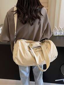 休闲运动包，男女单肩斜挎包，手提包，学校学院信使包，健身房锻炼瑜伽普拉提周末过夜旅行行李包