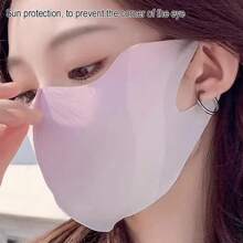 Sunscreen Mask Ice Silk Face Scarf For Women Summer Cycling Riding UV Protection Mask