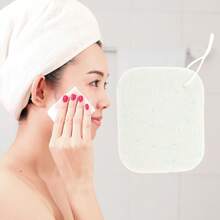 Esponja exfoliante facial reutilizable y de mayor grosor para la limpieza facial y eliminar el maquillaje