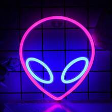 1 件霓虹牛头标志装饰灯，LED 霓虹灯电池或 USB 供电，家居装饰、派对装饰、庭院装饰、酒吧、露营、生日、求婚、周年纪念、游戏室、情人节、母亲节、圣诞节和其他节日装饰和礼物 - 白色 - 查看 71