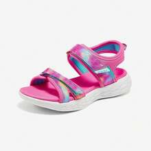 Skechers Girls' Casual Breathable Sandals And Sneakers - Pink - View 3