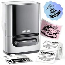 PM220 ラベルライター 2インチ 値札プリンター DIYラベル 業務用 ラベルメーカー 小型QRコード/シール/バーコード 感熱プリンター ラベルプリンター Bluetooth接続 郵便宛名、値食品表示、梱包発送、アドレス、配送ラベル、整理整頓、名前ラベル、葉書に適用 充電式 Android iOS対応 40×30mmラベル紙同梱 - 日本 Aタイププラグ(100V) - チェックする 1