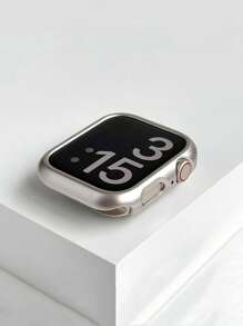 6-teiliges/Set Herren Damen Lässig PC Uhrengehäuse Anti-Drop-Schutzhülle, für Apple Watch 38/40/41/42/44/45/46/49 mm, für Apple Watch Series Ultra/SE/10/9/8/7/6/5/4/3/2/1, intelligentes Uhrengehäuse-Zubehör, Cut Out