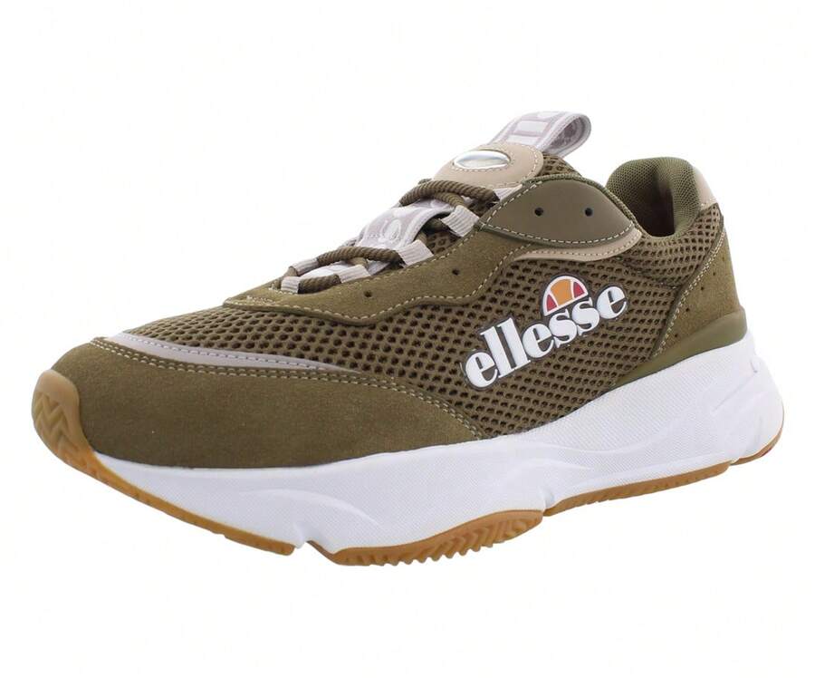 Ellesse Massello Mens Shoes - Dark Green/Light Khaki/Grey - View 1