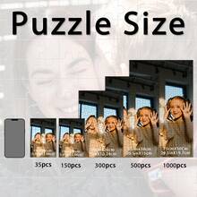 1pc Custom Photo Wooden Jigsaw Puzzle,DIY Photo Jigsaw Portrait Handmade Birthday Gift,Personalized Gifts ,Custom Gifts, Personalized Gifts, Page Boy Gift, Personalized Jigsaw Keepsake For Special Occasion Room Decoration Beautiful Personalized Gift For Wedding,Autumn And Winter,Housewarming,Bedroom/Living Room,Children's Day,Jigsaw Puzzle,Custom Toys,Personalized Toys,Customized>Gifts,Pazzel,Guy Toys,Customized Gifts, Jigsaw Puzzle Board - Multicolor - View 6