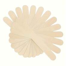 10/50/100 件木制工艺棒 - 非常适合艺术家 DIY 教育项目和家庭娱乐、脱毛蜡条、木制刮舌器、木棍、冰淇淋棒 - DIY工藝棒 - 查看 5