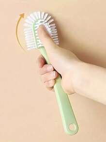 [5-In-1 Efficient Shoe Brush] Creative 5-Side Shoe Brush With Double-Sided Circular Design For All-Around Cleaning, Plastic Hard Bristle Bathroom Cleaning Brush, 5-In-1 Durable Shoe Brush, Plastic Material, Highly Efficient Cleaning
