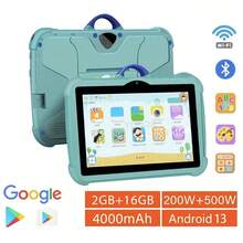 Children'S 7-Inch Tablet Computers, Children'S Tablet Computers And Wi-Fi 2GB RAM, 16GB Roma, Dual Cameras, Parental Control, Jpa Preinstallate For Children'S Education, Games, Tablets And Holiday Gifts For Taking Care Of Children, Children'S Gifts For Birthday Celebrations, Gifts, Open Perfect Gifts For Schools, Gifts