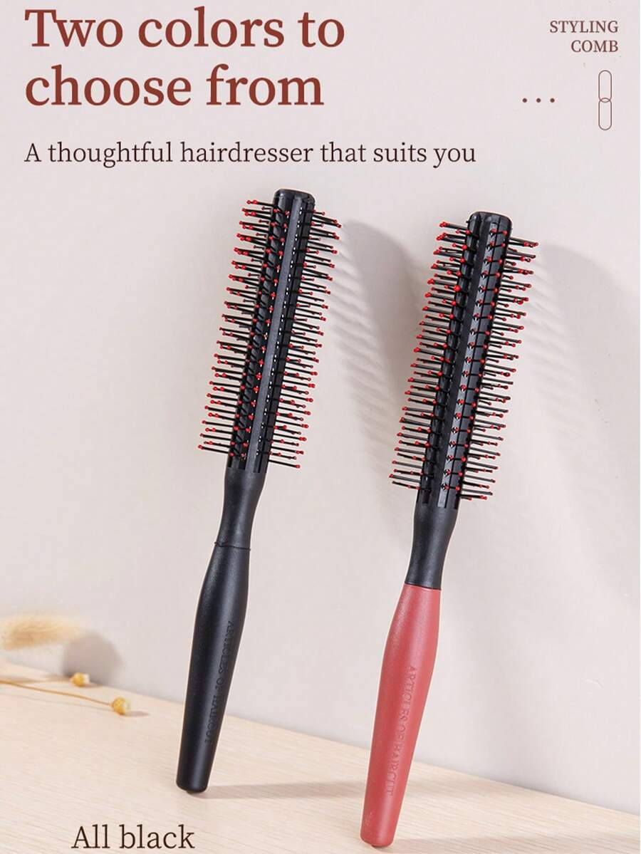 1个卷发棒 - 适用于卷发、吹干、梳理和造型，干湿两用，适合所有发质