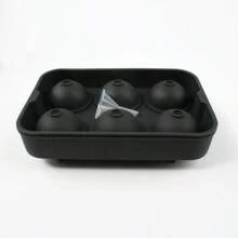 Strumento creativo per cubetti di ghiaccio, in silicone morbido e facile da staccare, stampo per cubetti di ghiaccio quadrati a 6 celle, vassoio per ghiaccio a congelamento rapido con coperchio, stampo in silicone per cubetti di ghiaccio per cocktail e whisky, stampo per cubetti di ghiaccio rotondi con coperchio per un facile rilascio