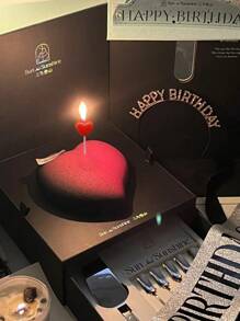 Heart-Shaped Candles, Birthday Candles, Birthday Cake Decorative Inserts, Birthday Cake Decorations, Autumn Cake Decorations, Cake Decorations, Baking Decoration Supplies