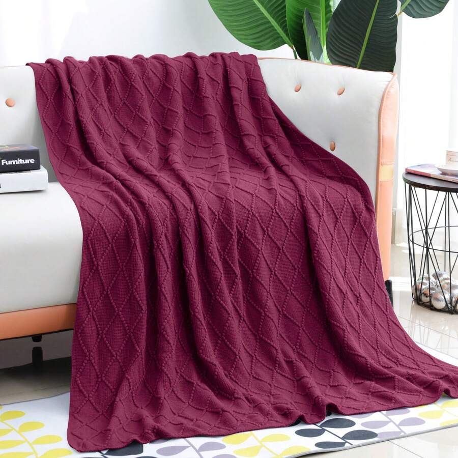 Casaisla Home Collection Bed Blankets & Towel Blankets - Hot Pink - View 1
