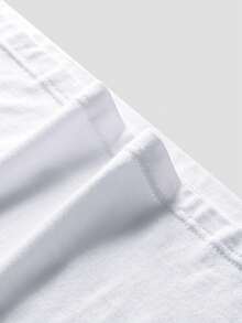 1pc Men's White Ice Silk Seamless Undershirt, Tight Fit Breathable Athletic Vest Camisole Tank Top For Fitness, Summer