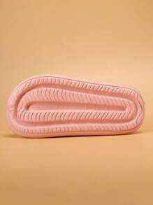 Papuci de casă pentru copii, spumă, talpă moale, antiderapantă, casual, cu vârf deschis, cu decor floral, ușoare, pentru interior, mărimi pentru fete