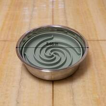 Slow Feeder Dog Bowls, Dishwasher Microwave  Silicone Puppy Puzzle Bowl With Non-Slip Design Eating (Green) - 綠色和橙色 - 查看 11