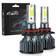2pcs H4 LED Headlight Bulbs For Car H1 H4 H7 H11 9005/9006 HB3 HB4 Led Bulb 12V 50W Auto Led Fog Light Drving Headlamp 6000K, Without Battery