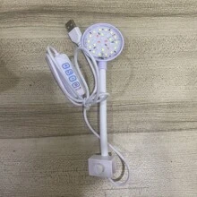 1 pièce Lampe de clip LED USB à haute luminosité réglable sur 3 modes, lumière changeante de couleur blanche, bleue, rouge et verte, pour aquarium, plantes sous-marines, convient pour aquarium rond et carré, alimenté par USB
