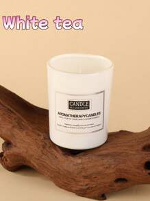 1 PIEZA Vela de vidrio aromática de color negro brillante, adecuada para restaurantes, hoteles, salas de estar, dormitorios. Conjunto romántico para la cena y decoración para bodas, velas para fiestas y decoración del hogar, velas sin humo ni olor para cenas a la luz de las velas, se puede usar como regalo, decoración del hogar, adecuado para Pascua, temporada de bodas, Día de San Valentín